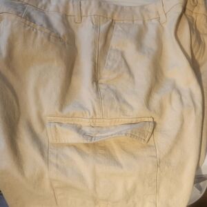 Cream Casual Pants